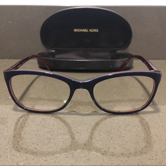 michael kors glasses navy